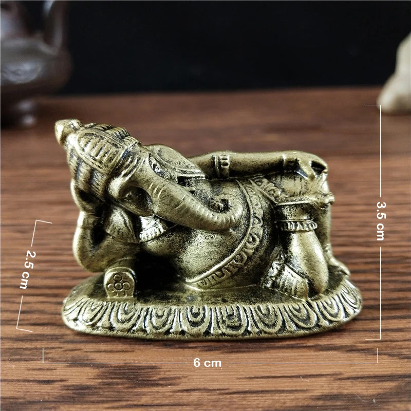 Statuette Ganesh Allongé