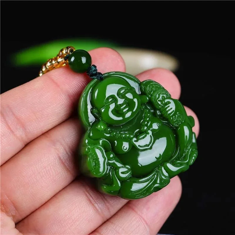 Jade-Buddha-Anhänger