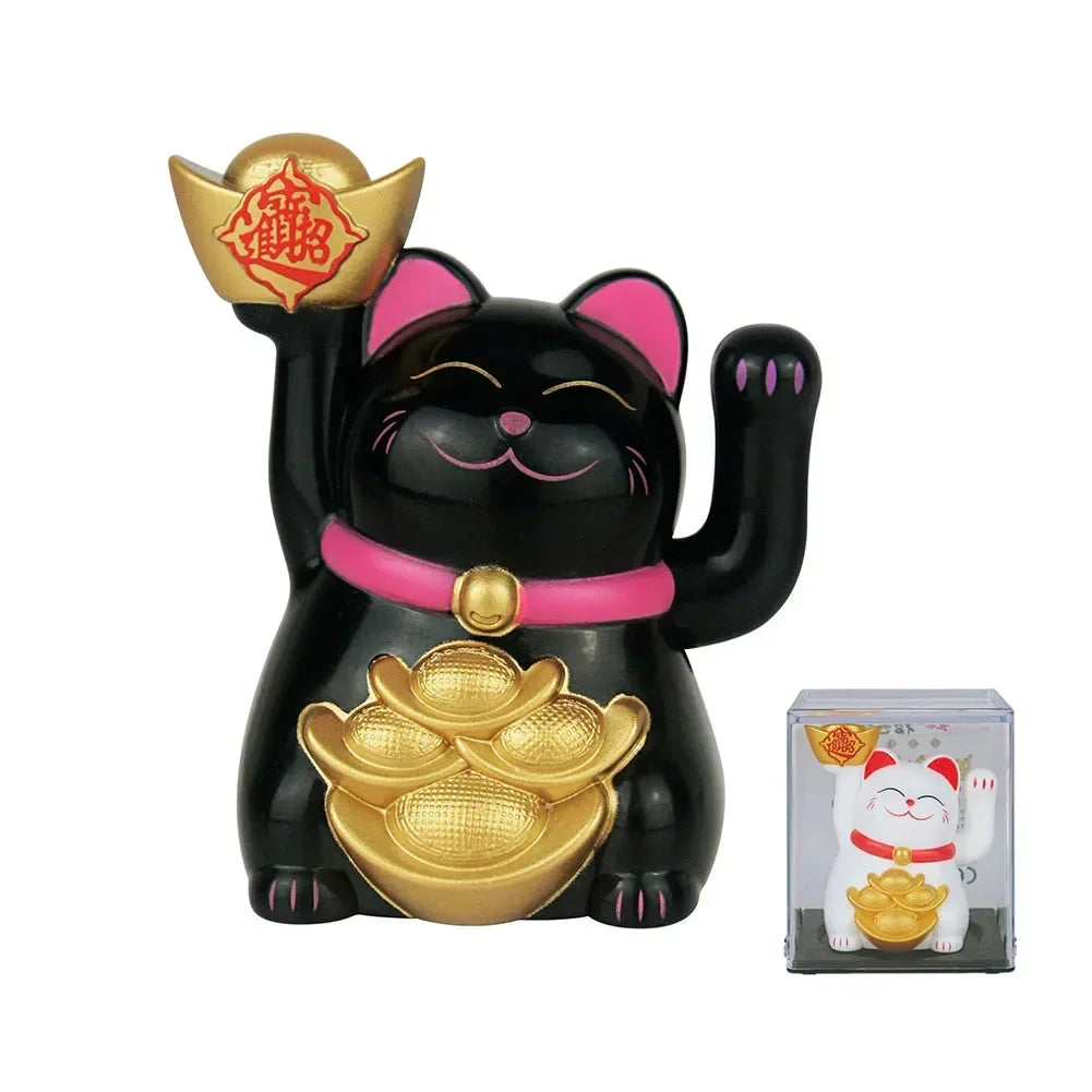 Chat Porte-Bonheur Maneki Neko Doré