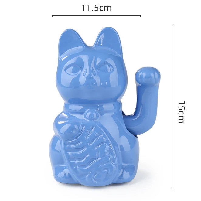 Chat Porte-Bonheur Maneki Neko en Céramique