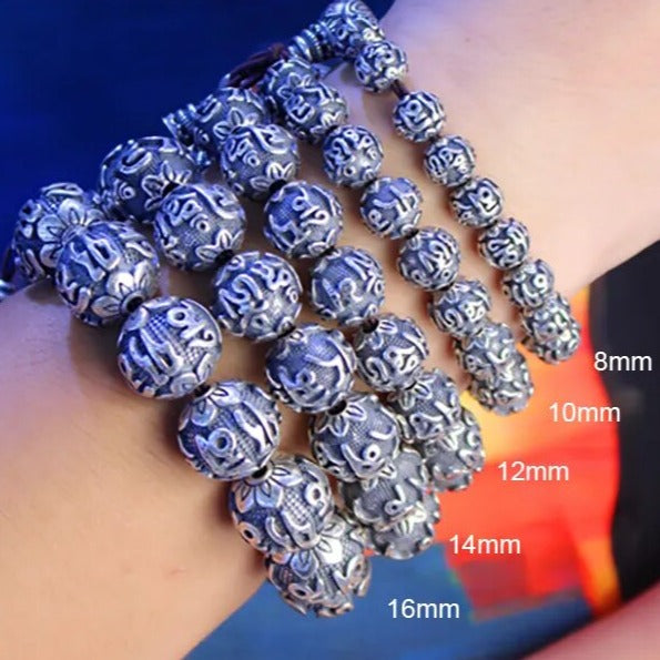 Bracelet Perles Mala Sanskrit