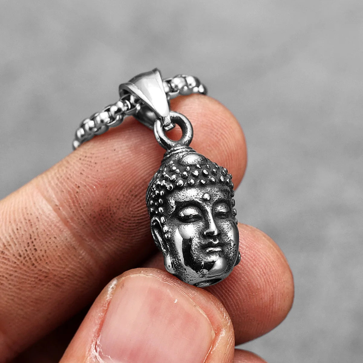 Pendentif Visage Bouddha Démon