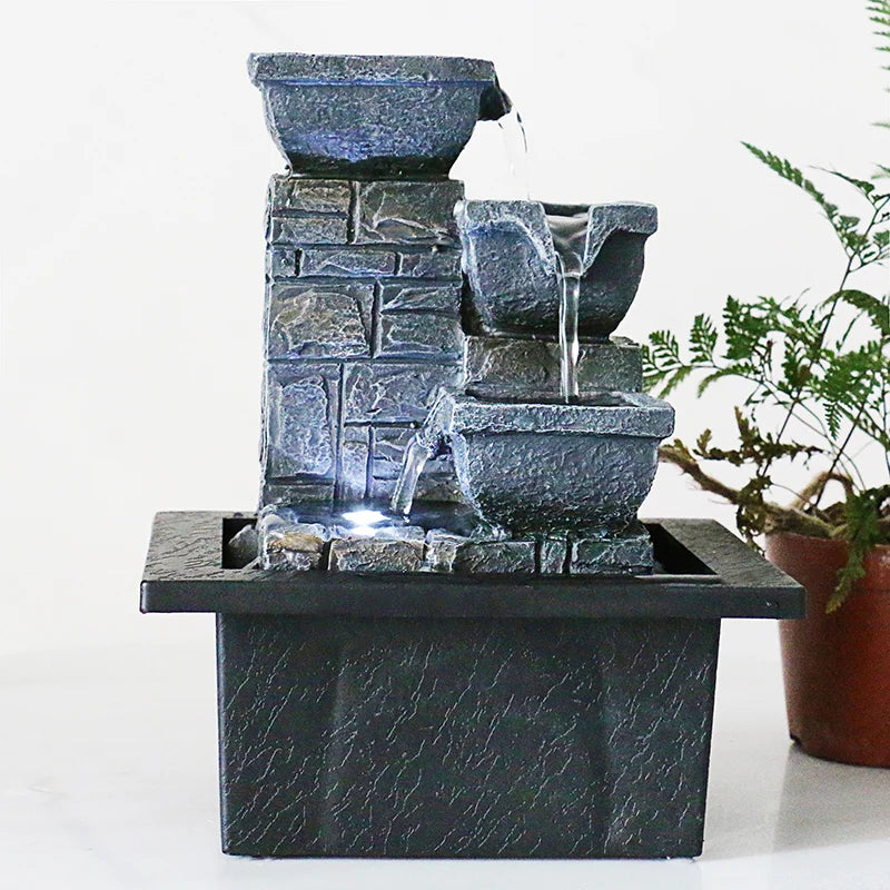 Zen-Ambiente-Brunnen