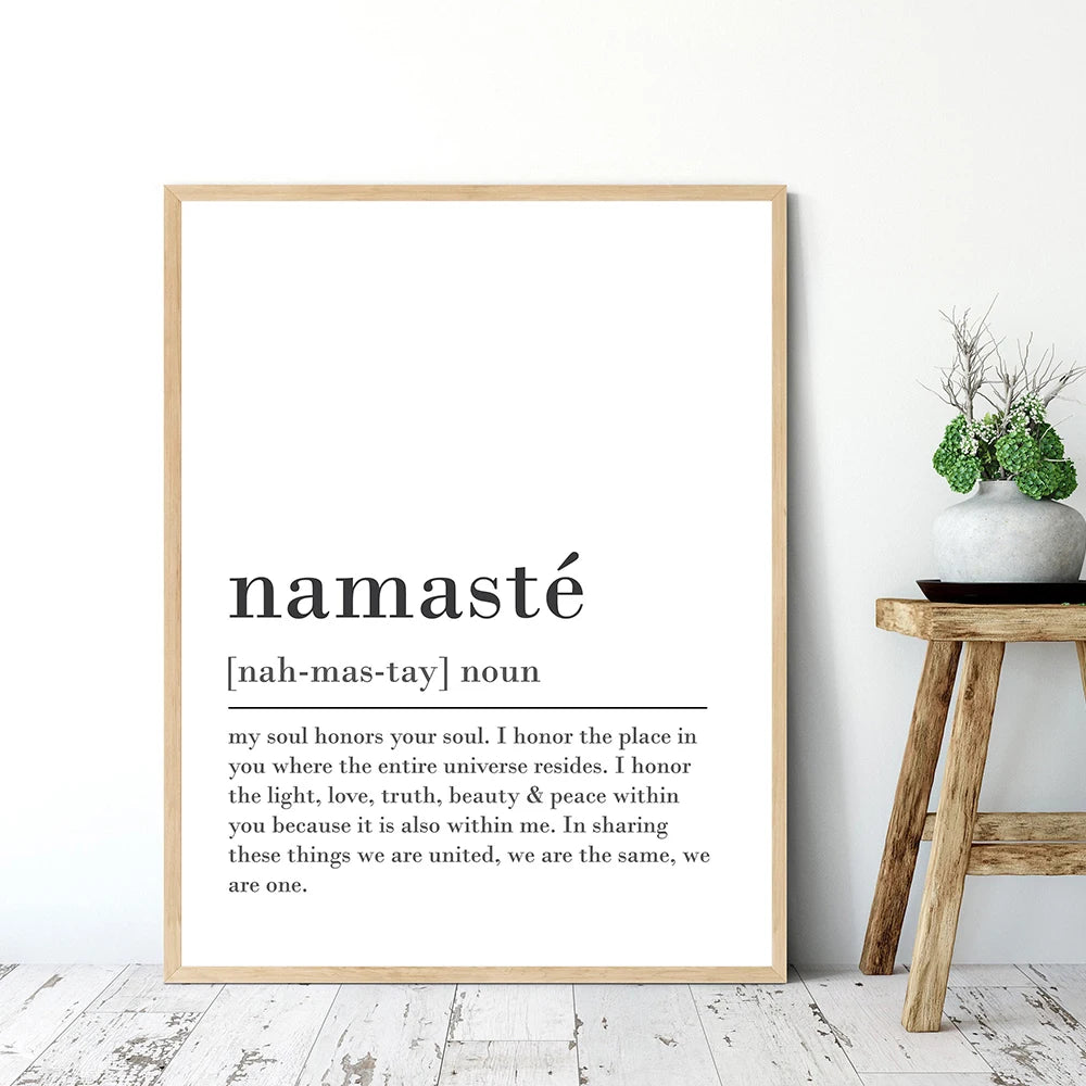 Poster Bouddha Namaste