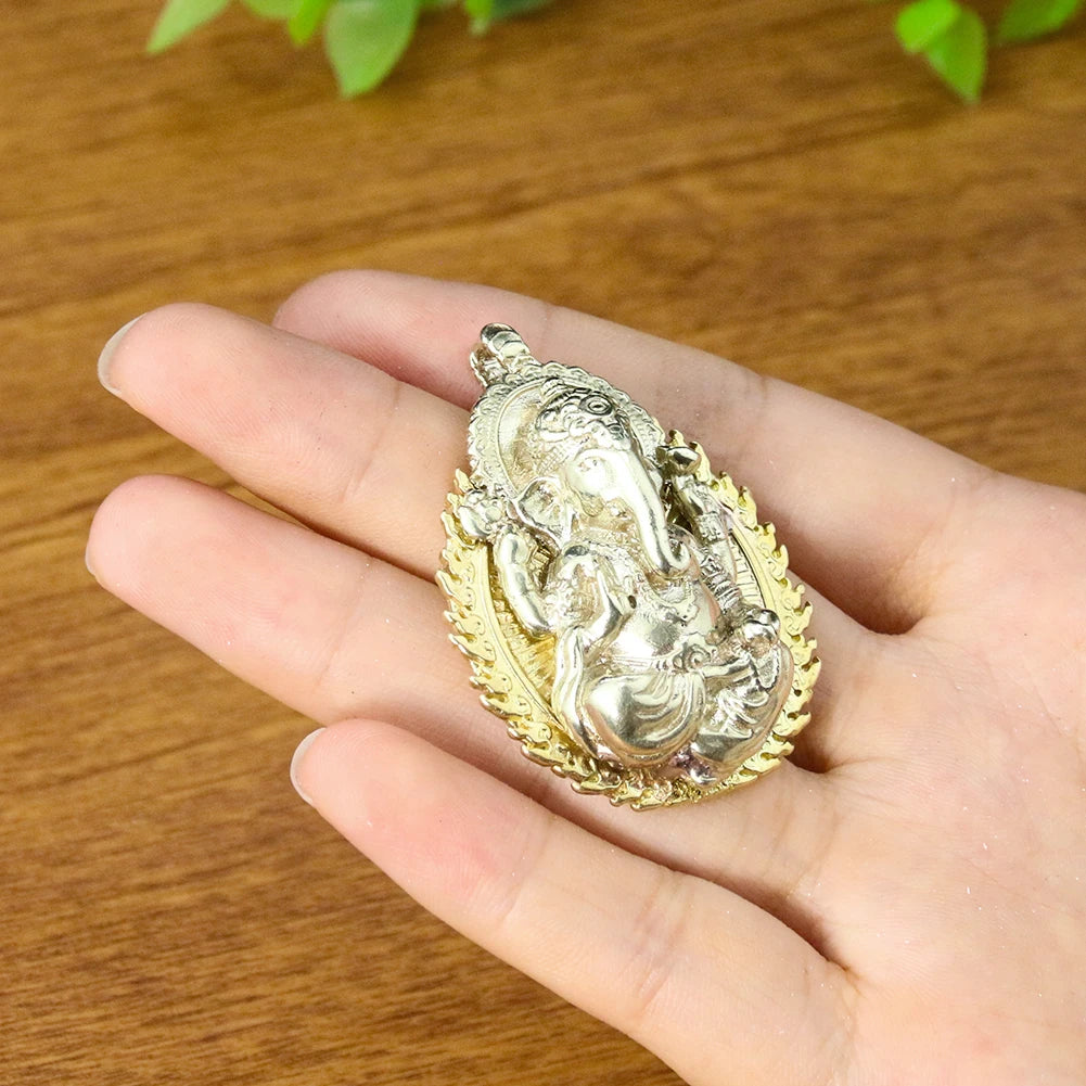 Amulette Bouddhiste Ganesh en Cuivre