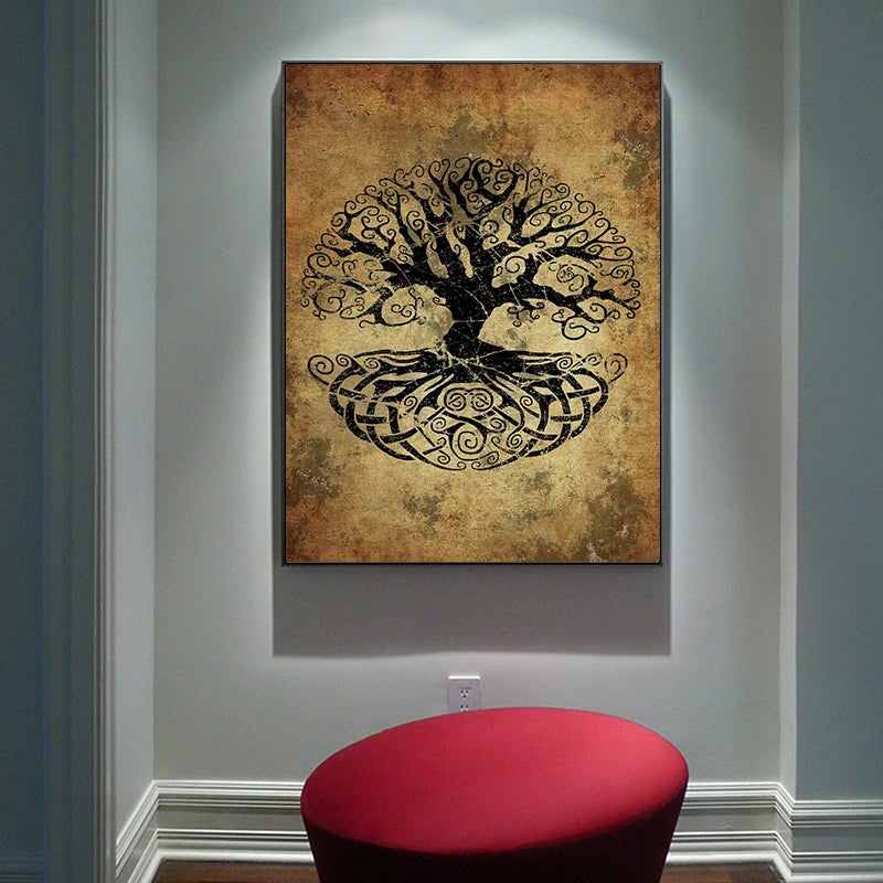 Tableau Arbre de Vie Moderne