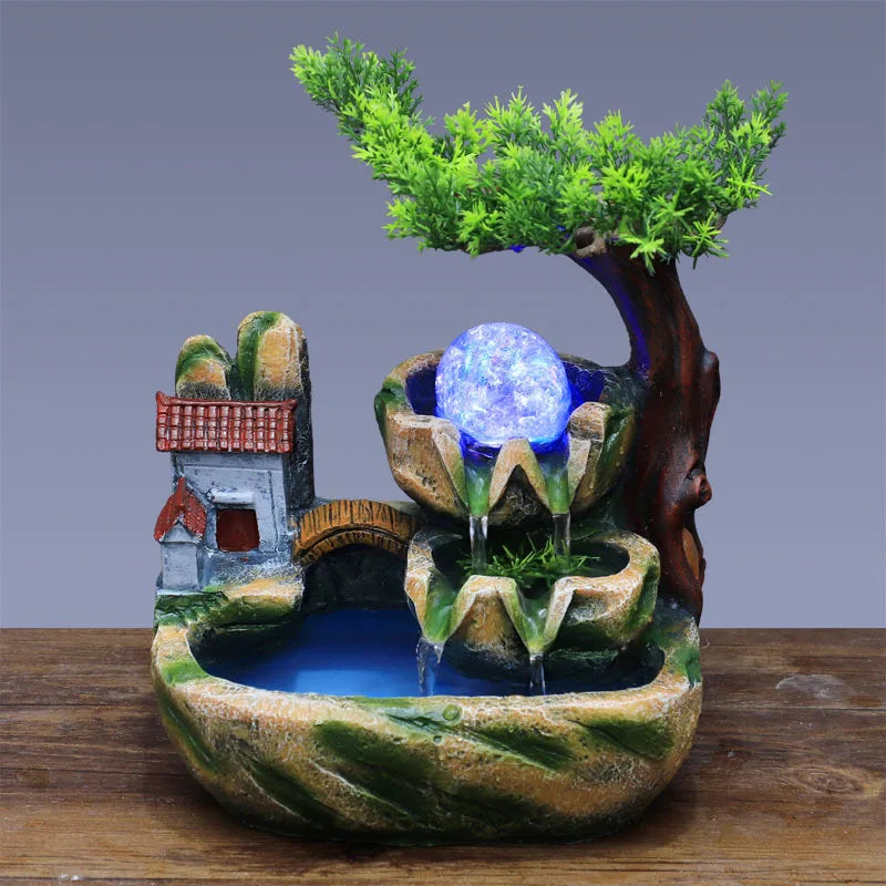 Fontaine D'intérieur Zen Boule Tournante