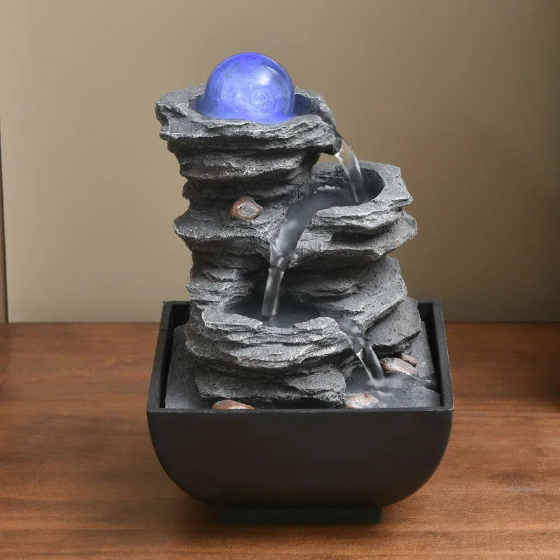 Fontaine Zen de Bureau Avec Boule