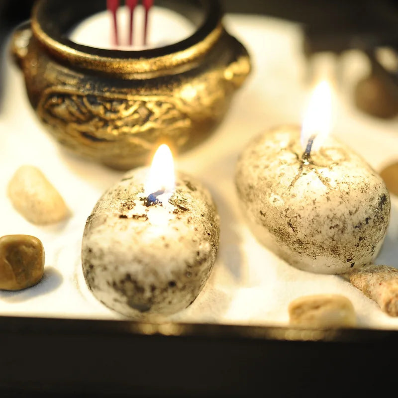 Jardin Zen Bouddha Méditation avec Porte-Encens