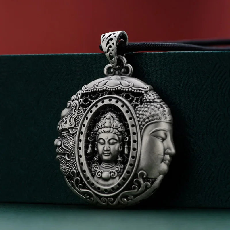 Pendentif Bouddha 3 Visages