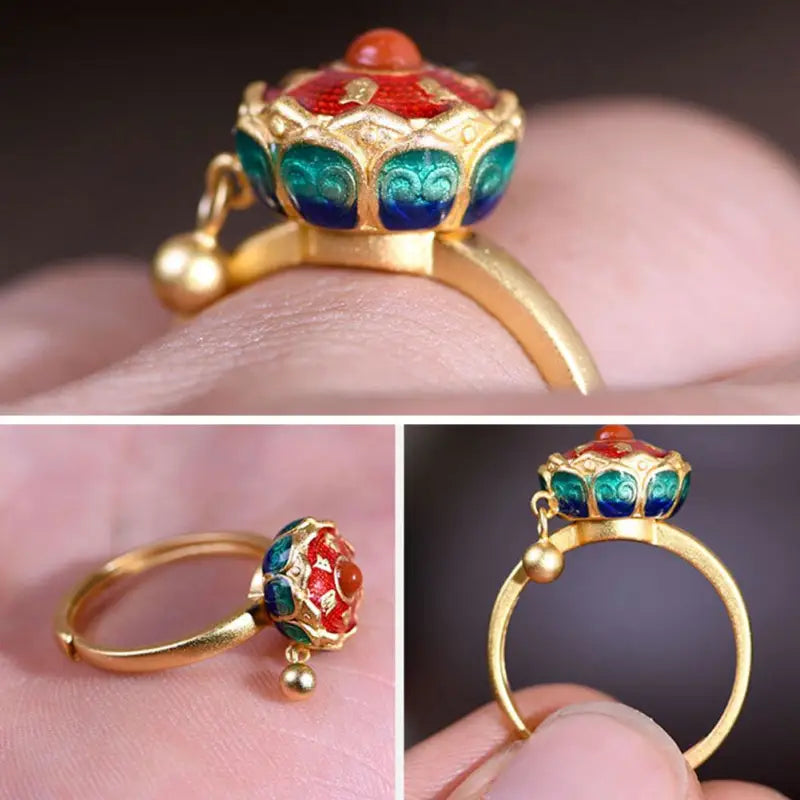 Bague Bouddhiste Antistress