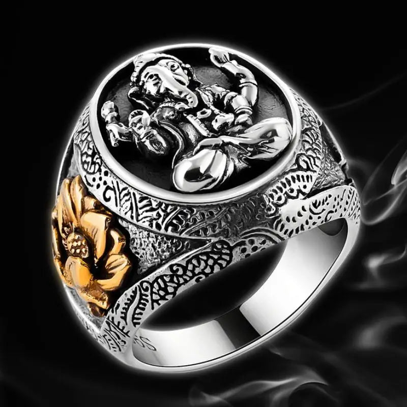 Bague best sale ganesh argent
