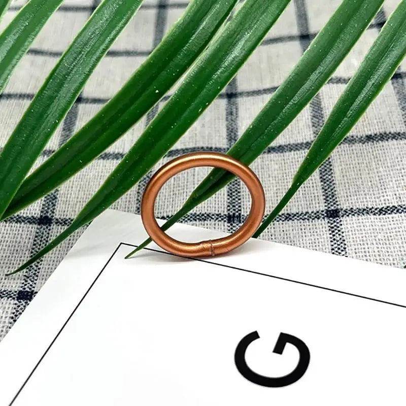 Bague Jonc Bouddhiste - Ajustable / Cuivre