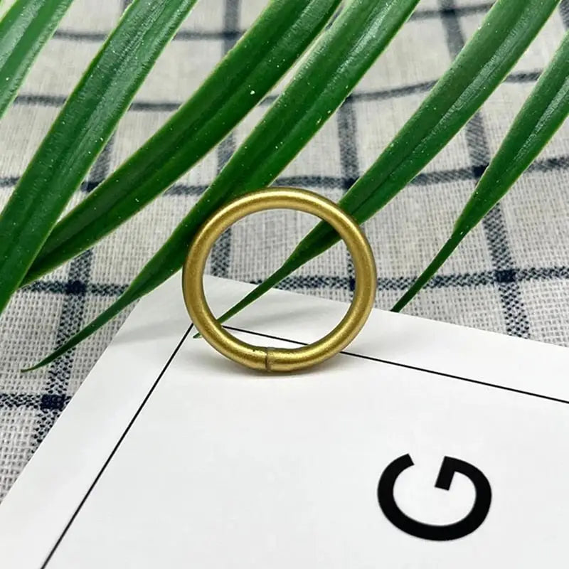 Bague Jonc Bouddhiste - Ajustable / Or