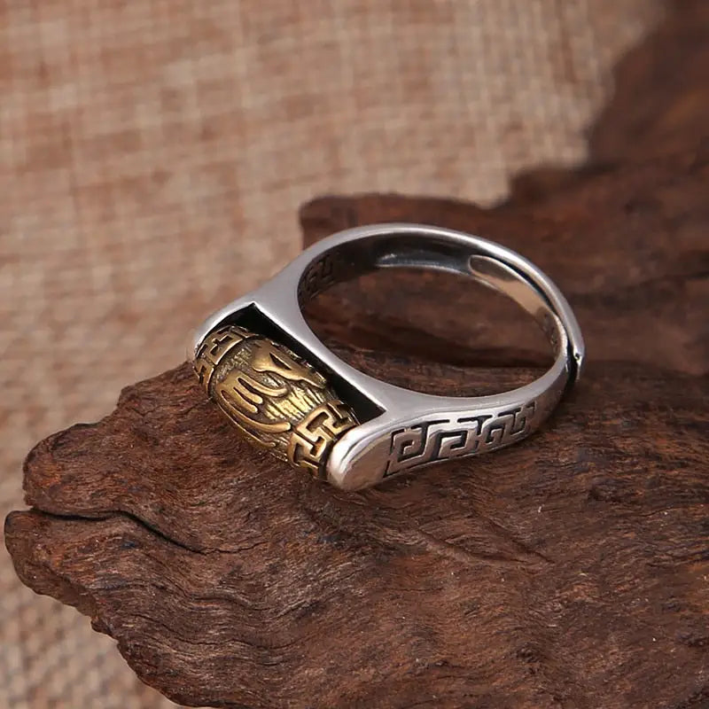 Bague Tournante Tibétaine