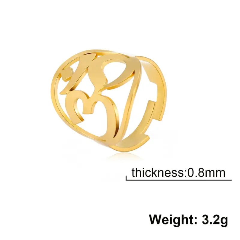 Bague Yoga Om