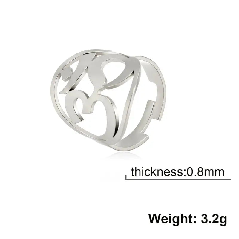 Bague Yoga Om