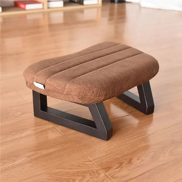 Banc de méditation et coussin - Marron