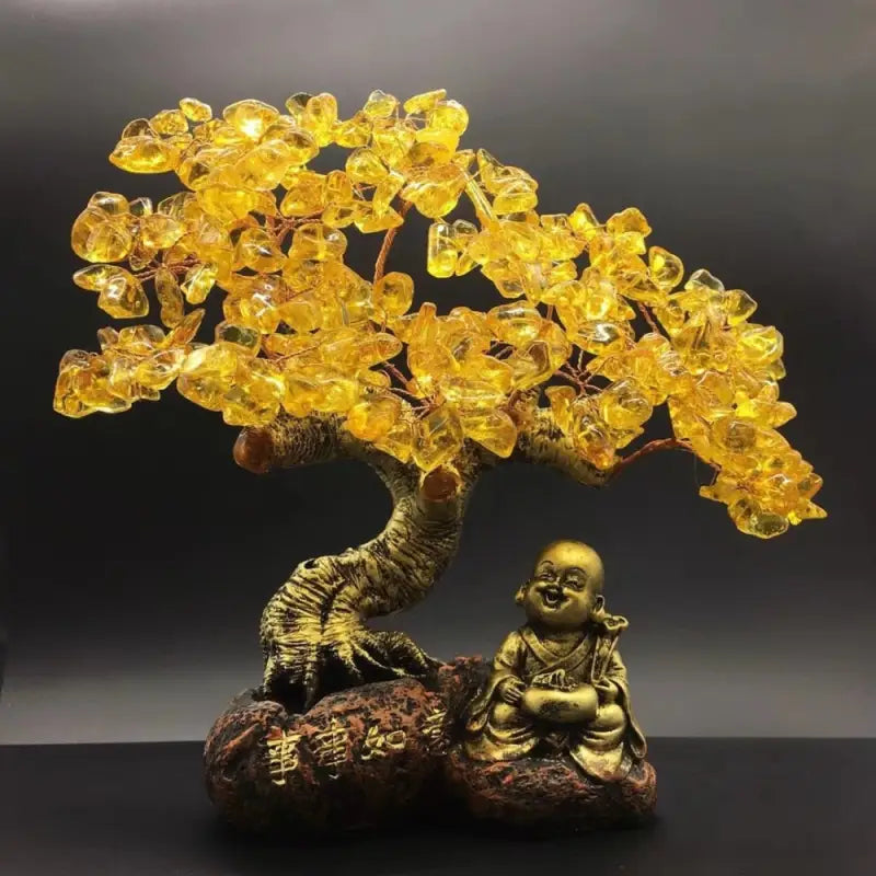 Bonsaï Artificiel Bouddha - Or