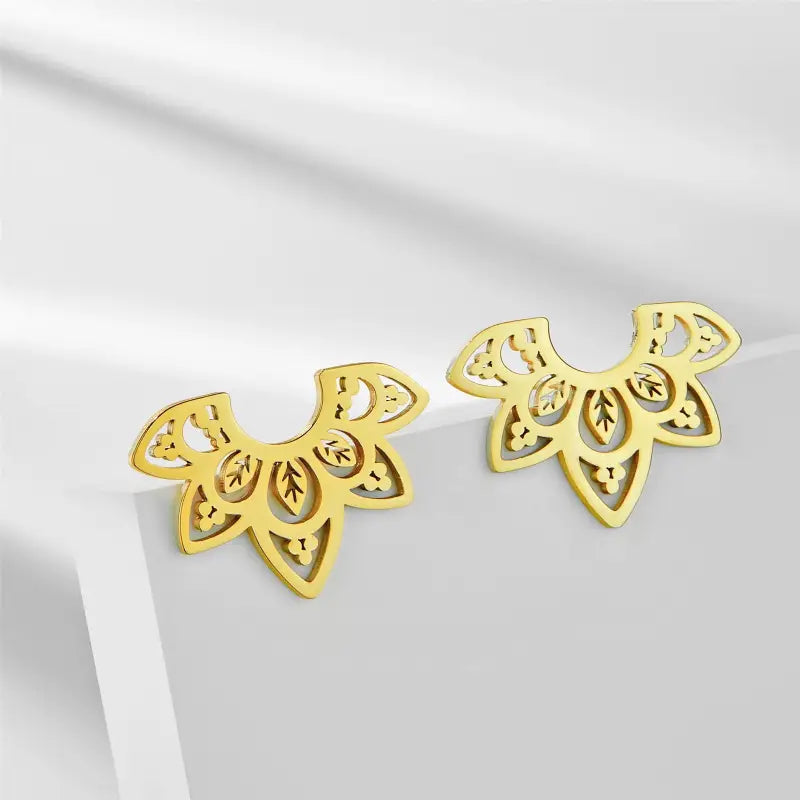 Boucles d’oreilles Bohème fleur de lotus