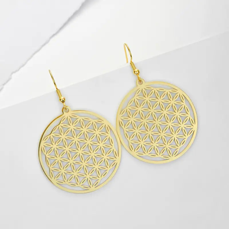 Boucles d’oreilles Fleur de Vie