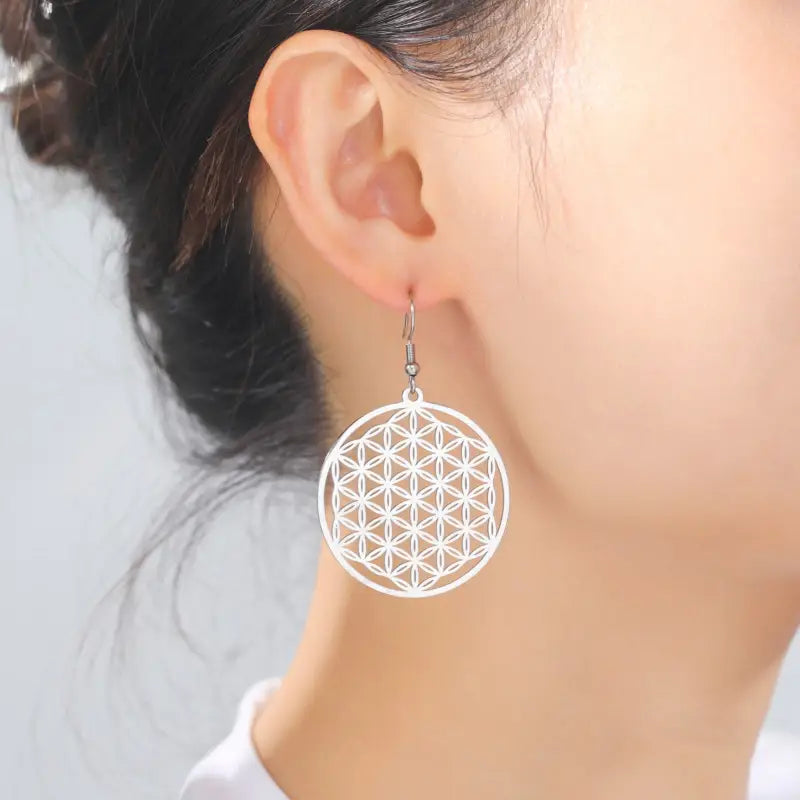 Boucles d’oreilles Fleur de Vie
