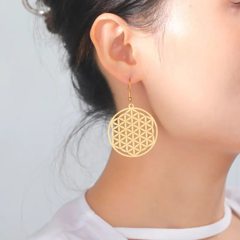 Boucles d’oreilles Fleur de Vie