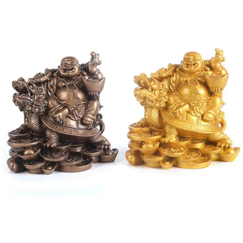 Bouddha Rieur Tortue Dragon