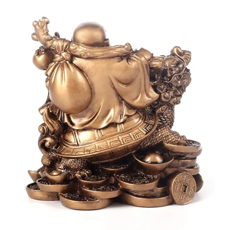 Bouddha Rieur Tortue Dragon