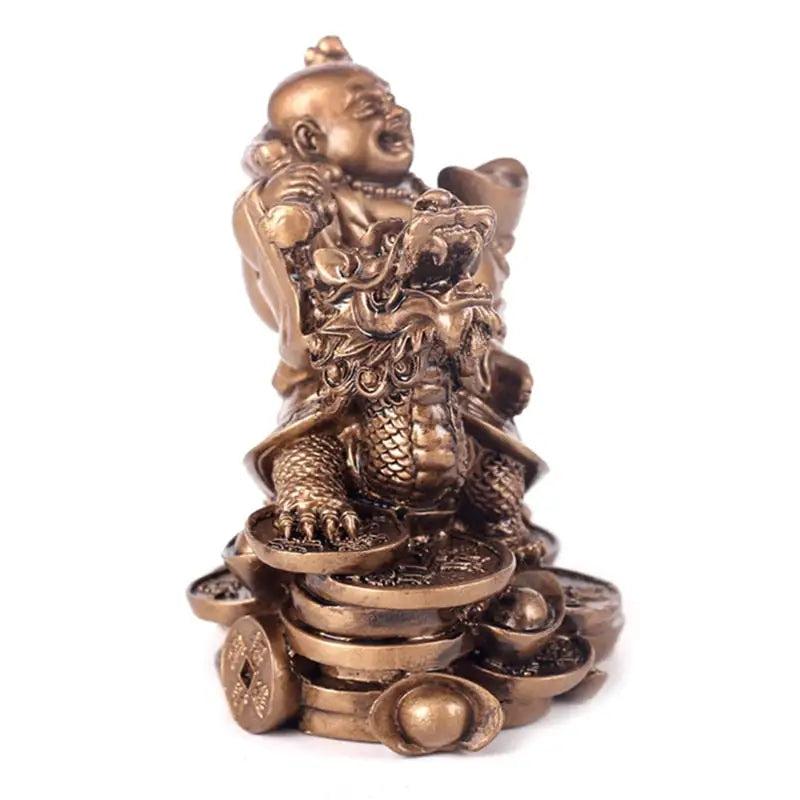 Bouddha Rieur Tortue Dragon