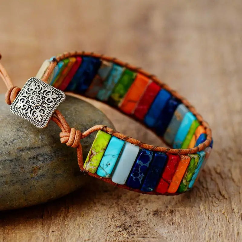 Bracelet 7 Chakra (Jaspe)