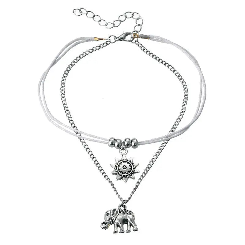 Bracelet de cheville éléphant d’Asie