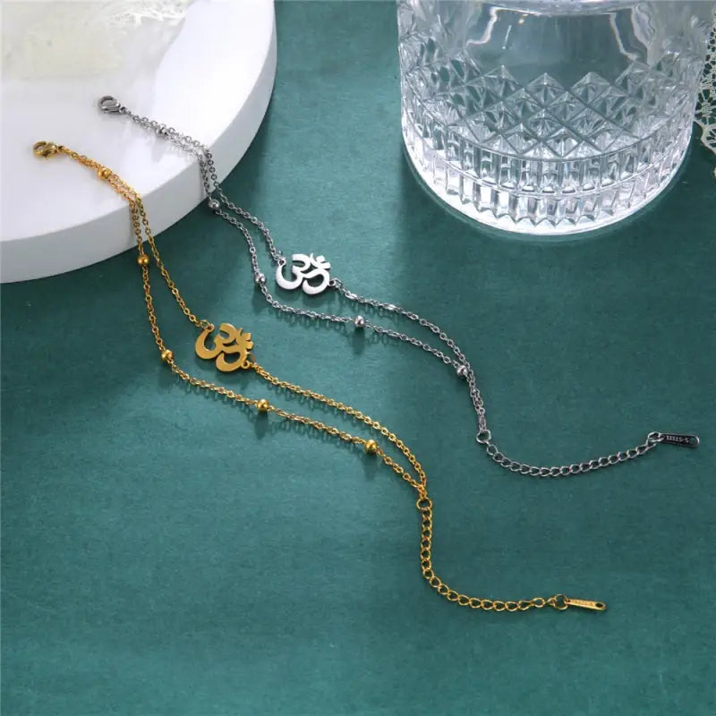 Bracelet de cheville Symbole Ohm