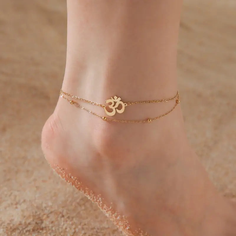 Bracelet de cheville Symbole Ohm