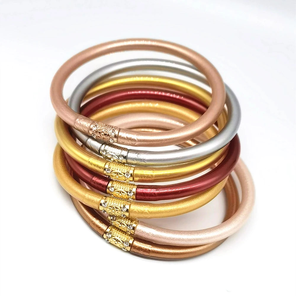 Bracelet Jonc Bouddhiste (Lot 7pcs)