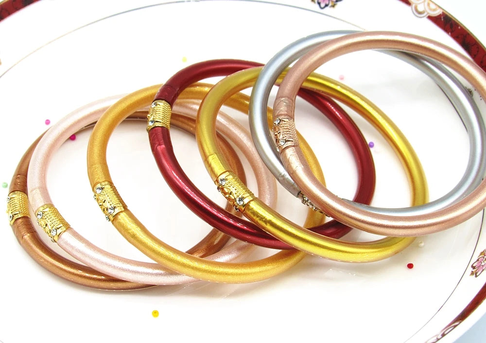 Bracelet Jonc Bouddhiste (Lot 7pcs)