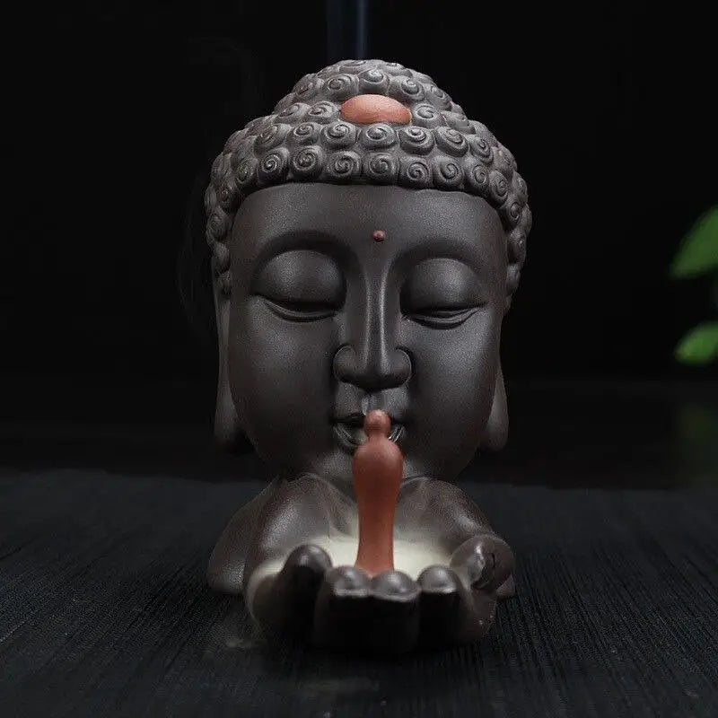 Brûle-encens Tête de Bouddha