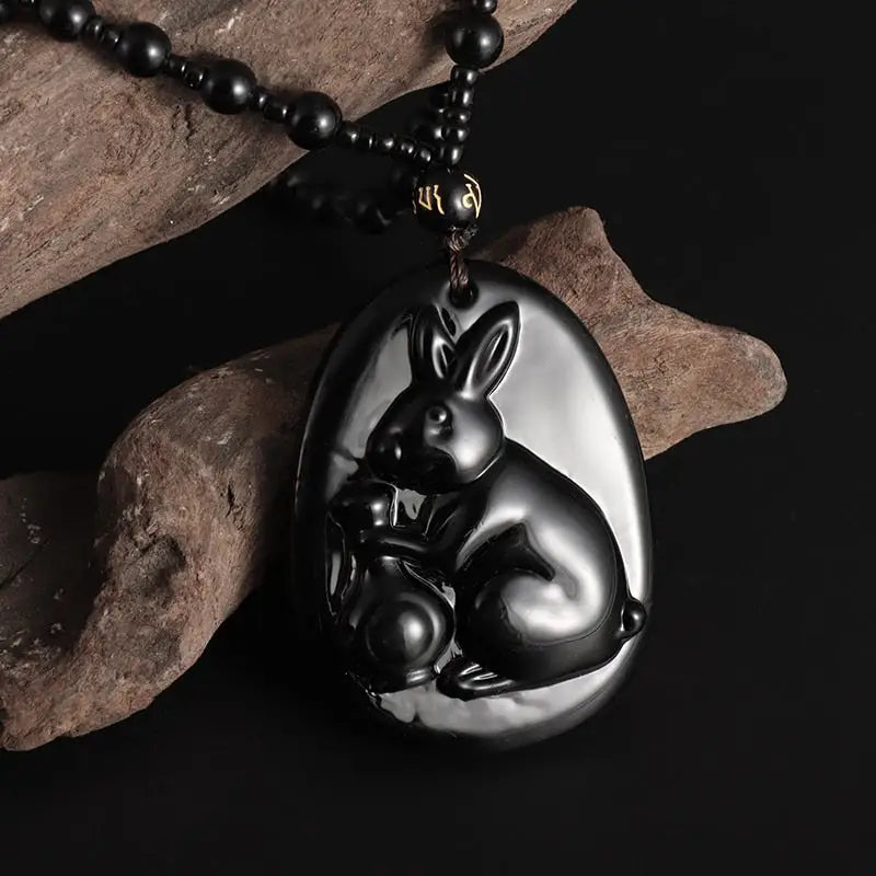 Collier Lapin Bouddhiste