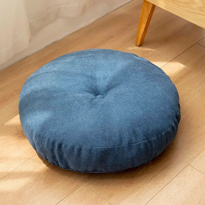Coussin de méditation Confort - Bleu / 47cm