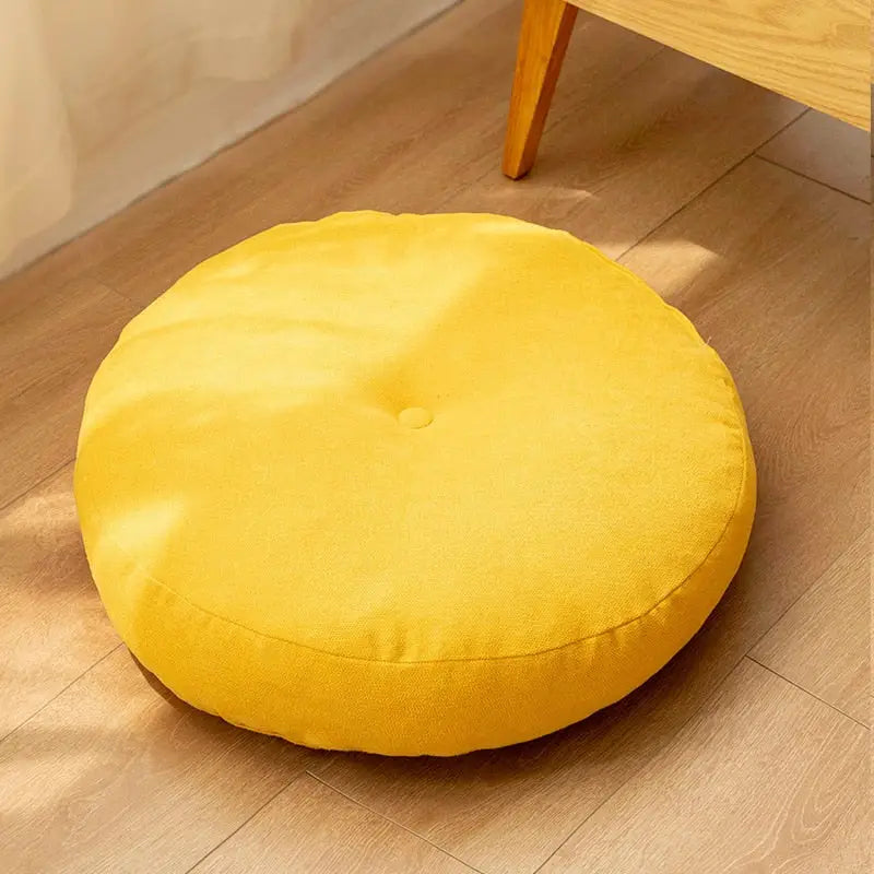 Coussin de méditation Confort - Jaune / 47cm