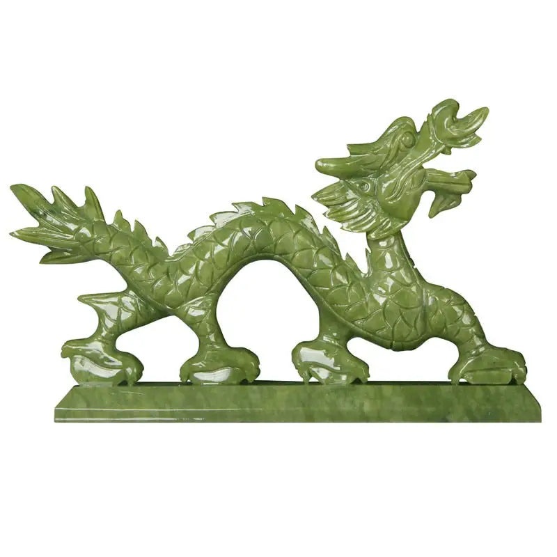 Dragon du zodiaque chinois pierre de Jade