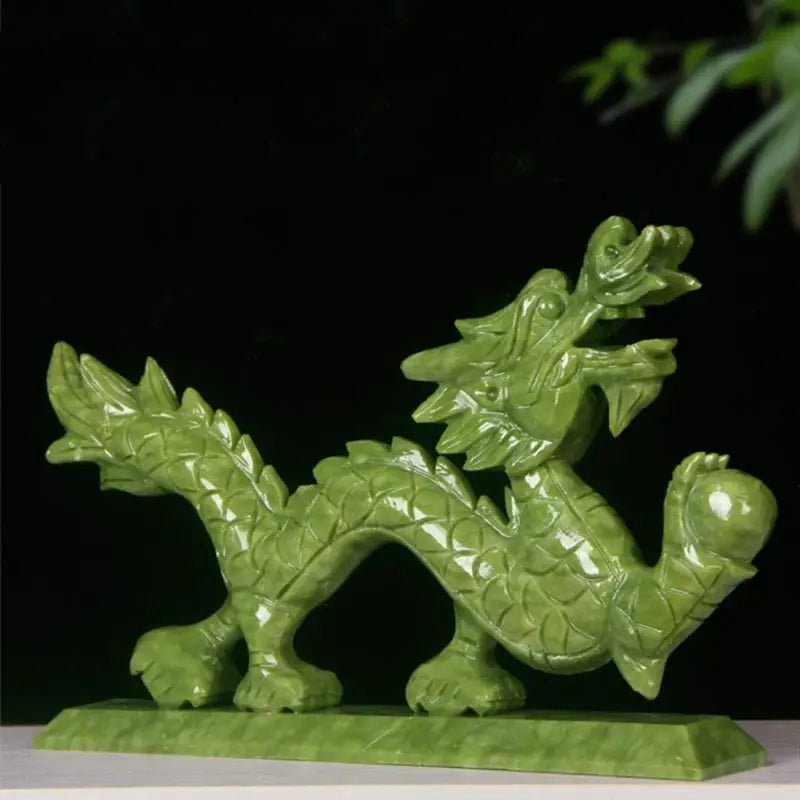 Dragon du zodiaque chinois pierre de Jade