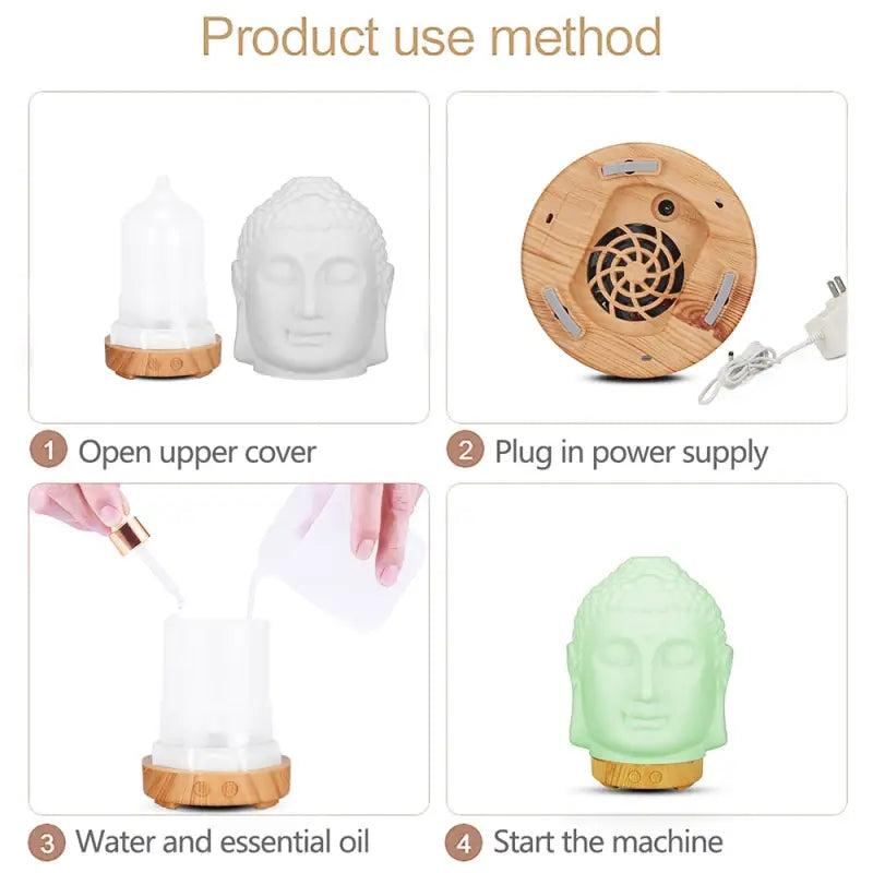 Humidificateur d’air tête de Bouddha