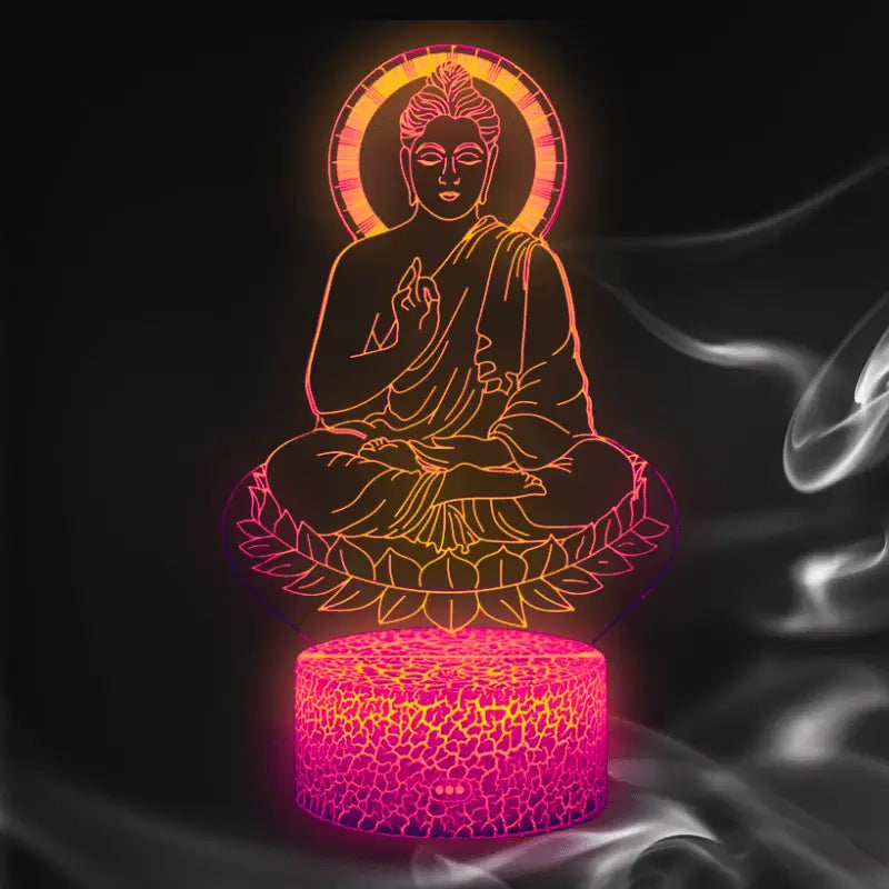 Lampe 3D Bouddha