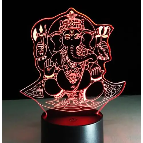 Lampe Bouddha & Lotus