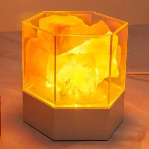 Lampe Cristal de Sel - Lumière chaude