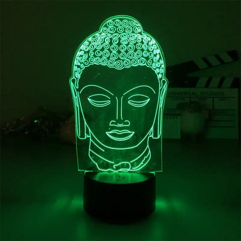 Lampe Tête de Bouddha