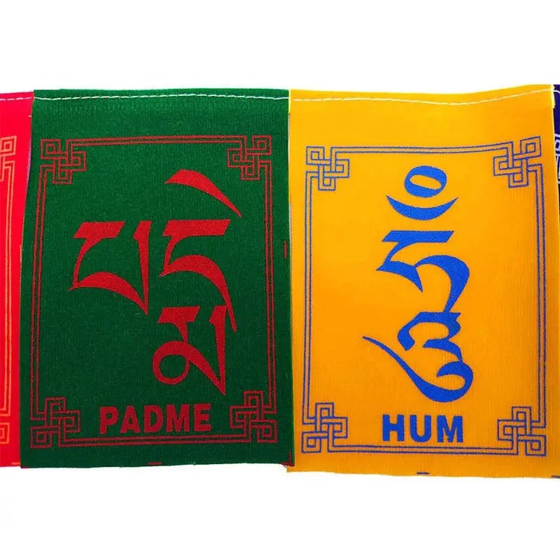 Mini drapeaux de prière Bouddhiste
