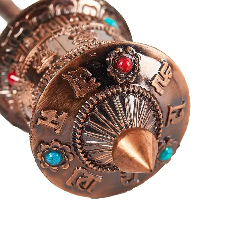 Moulin à prières bouddhiste tibétain