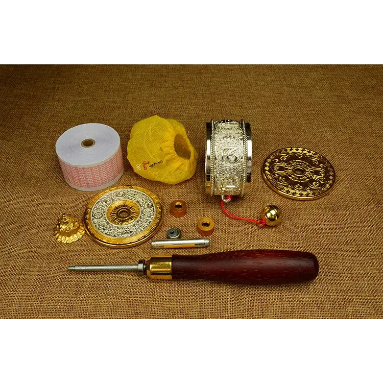 Moulin à prières en bois